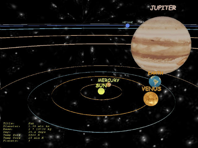 Solar System 3D, screensaver, Solar System 3D screensaver, screen saver, 3D ScreenSaver, screensavers, 3d graphics