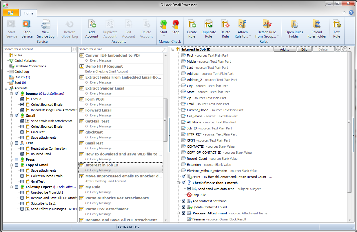G-Lock Email Processor