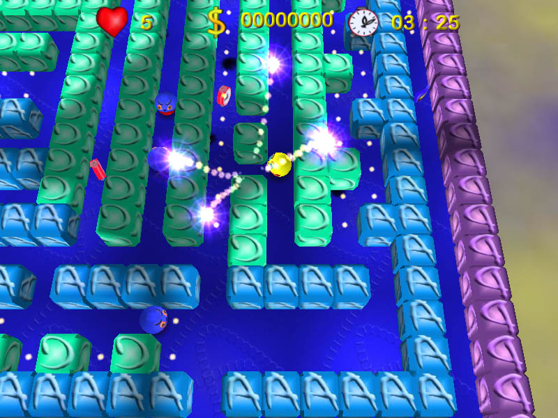 pacman,shooter,pacshooter,packman,3d pacman,pacman3d,arcade,remake,free,download