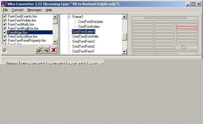 Converter form MS VB to VB.NET, VBNET, CS, C#, cpp, VC++, Builder, Delphi, resource, source code, MFC, dialog, .NET, Borland, fi