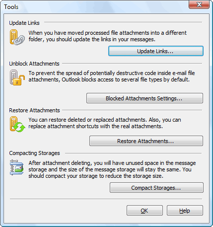 Attachments Processor for Outlook
