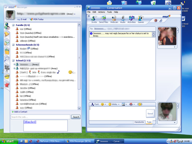 download MSN Messenger 8.0 build 0328 free screenshot description