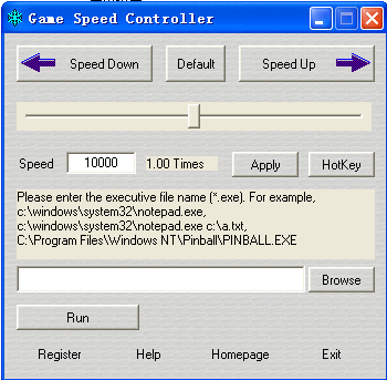 Speed up game, Accelerate game speed, make game run faster, slow game, speed up application, speed up process, speed game cheat,
