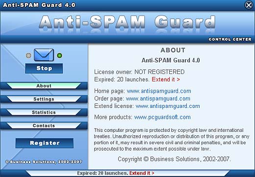 spam, anti-spam, guard, software, email, filter, filtering, blocker, fight, stop, spam control