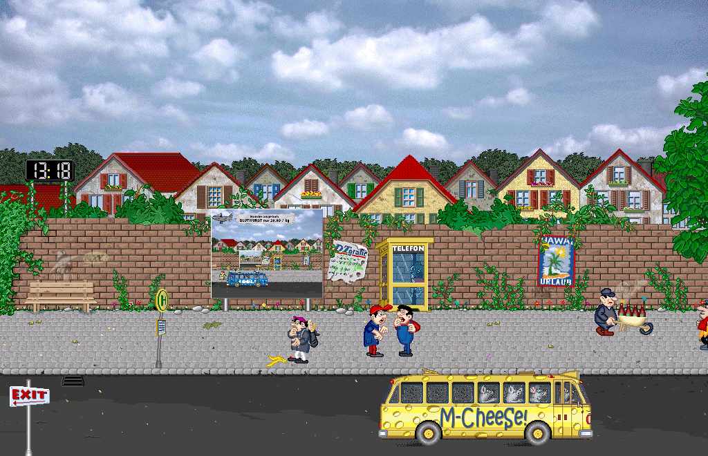 Bus, Stop, Screensaver, Screen Saver, Screensavers, SCR, Interaction, Interactive, animation, anime, Cartoon, Comic, Entertainme