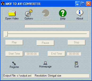 MKV to AVI, MKV to DIVX, MKV to XVID, MKV Converter, MKV Editor
