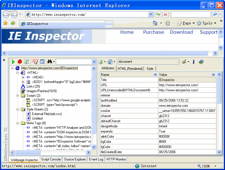 IE WebDeveloper