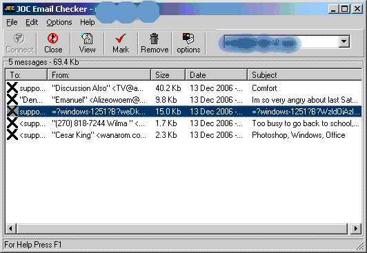 email checker, spam, antispam, remove attachments, remove unwanted emails, pop3, email, antivirus