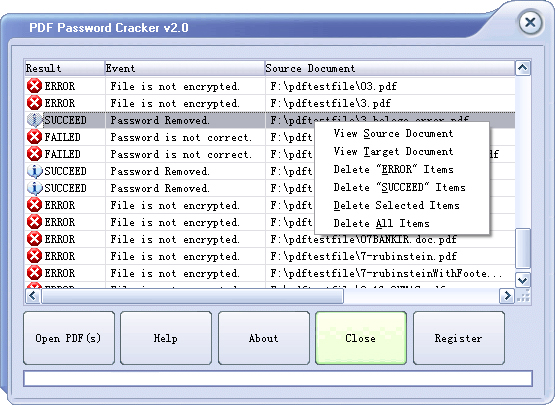 PDF Password Crack  Pro