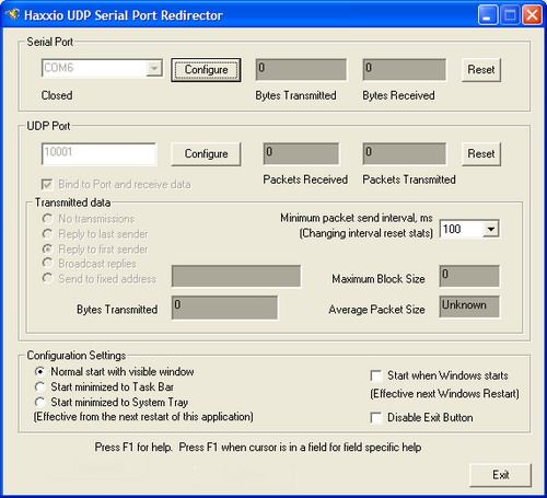 serial,udp,redirector,tcp/ip,networking