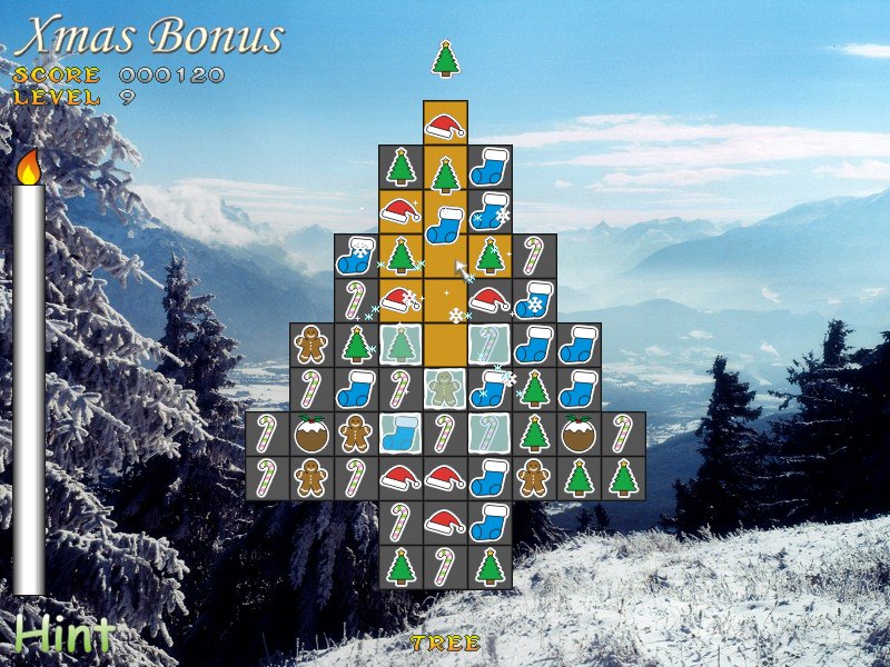Puzzle, Holiday, Christmas, Xmas, Bonus, Santa, Match-3, match, three, bejewelled, bejeweled, tetris, game, download, PC, family