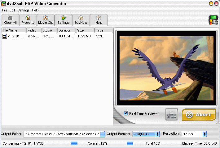 dvdXsoft - PSP Video Converter