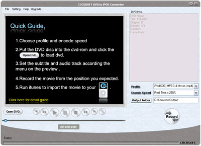 dvd to ipod, convert dvd to ipod, dvd to ipod converter, dvd to ipod video converter