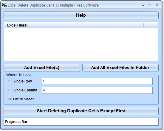 Excel Delete Duplicate Cells In Multiple Files Sof