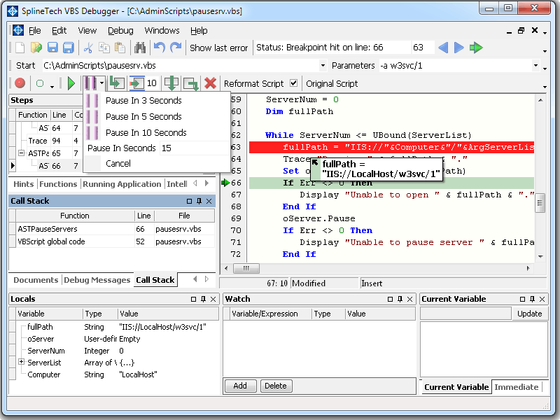 SplineTech VBS Debugger PRO
