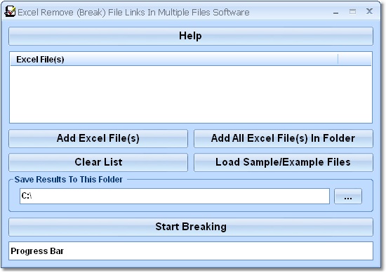 Excel Remove (Break) File Links In Multiple Files 