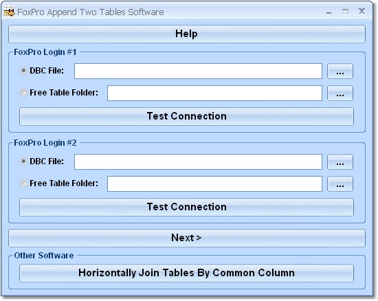 FoxPro Append Two Tables Software