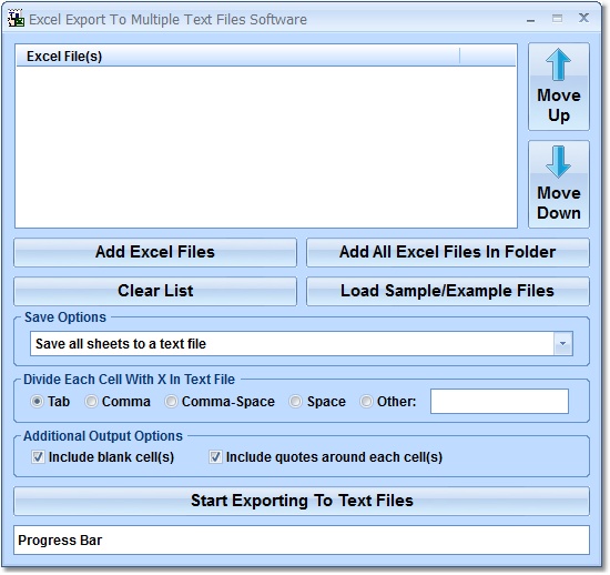 Excel Export To Text Files Software