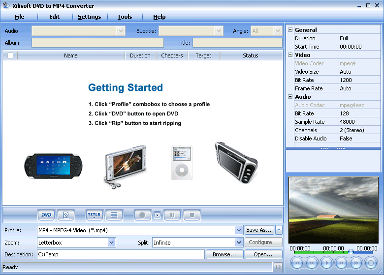 DVD to MP4 Converter