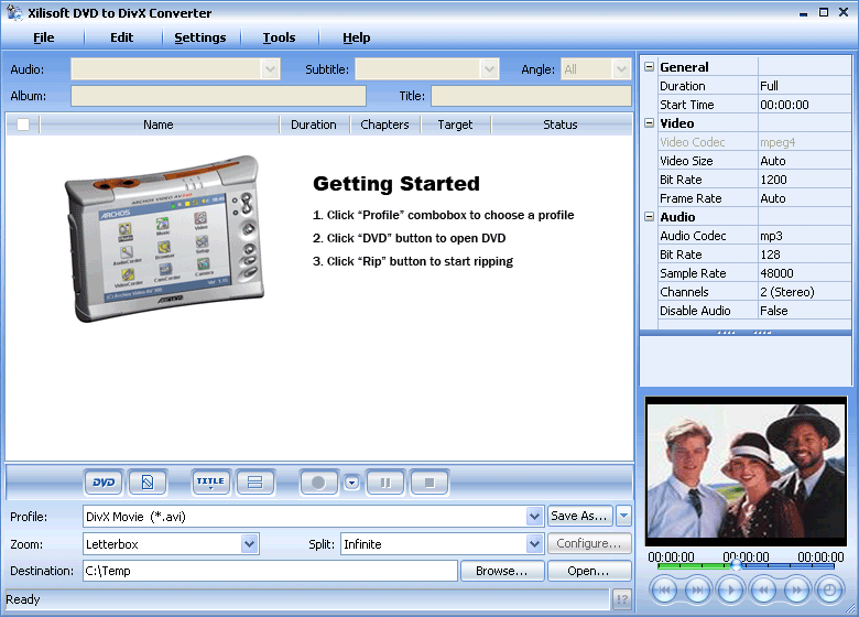 DVD  DivX Converter
