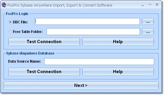 FoxPro Sybase Anywhere Import, Export & Convert So