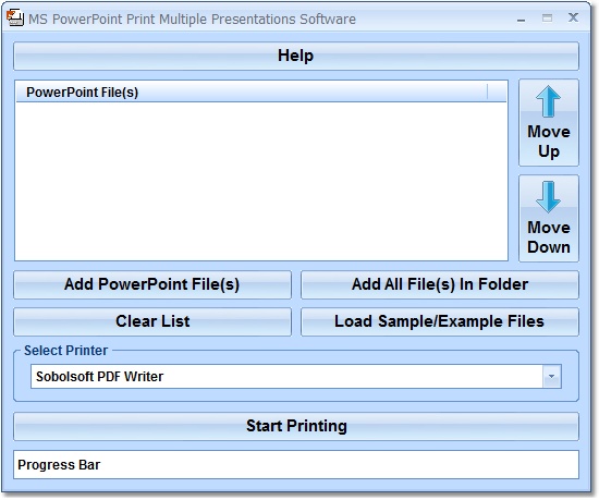MS Powerpoint Print Multiple Presentations Softwar