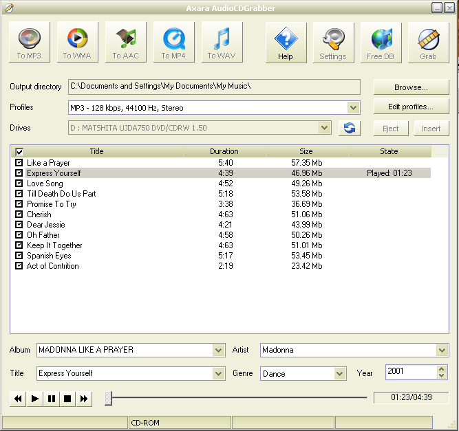 AudioCDGrabber