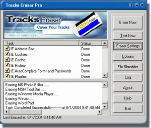 tracks,eraser,acesoft,utilities,security,encryption,trackseraser 4.0
