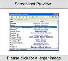 Advanced Font Viewer