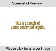 ZetronCondensedUT Family PC