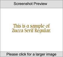 ZuccaSerifUT Family Mac