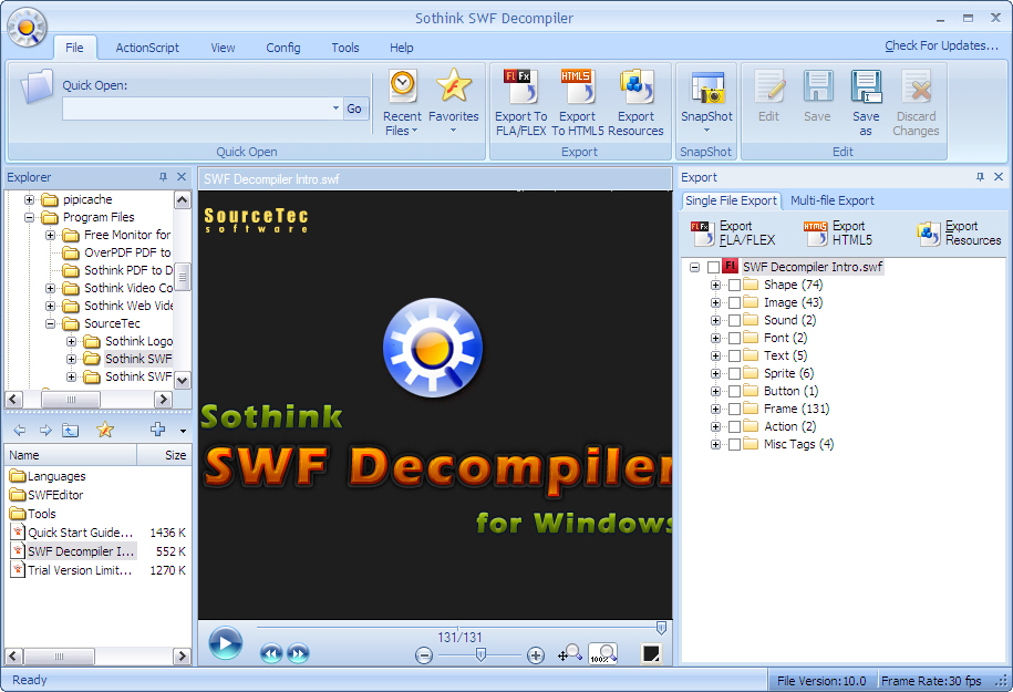 Flash Decompiler