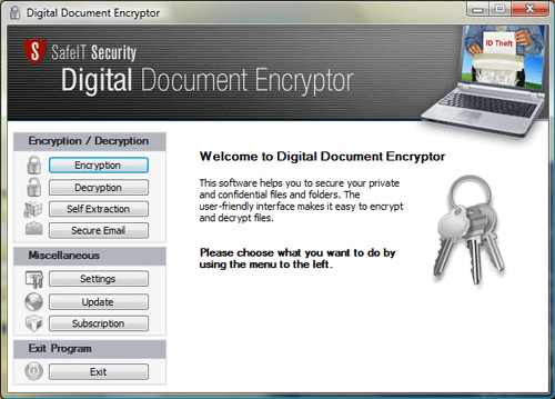 Digital Document Encryptor