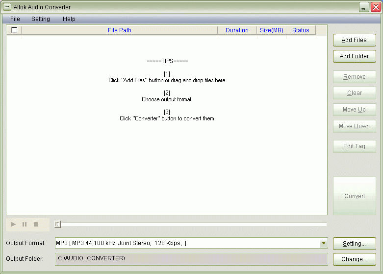 Allok Audio Format Converter