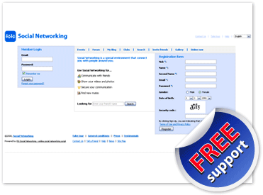 PG Social Networking software