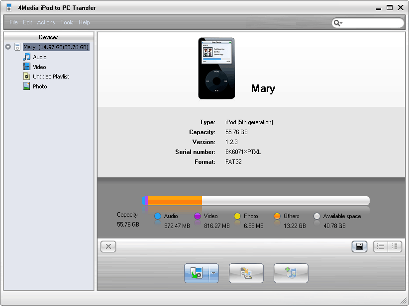 iPod to PC Transfer