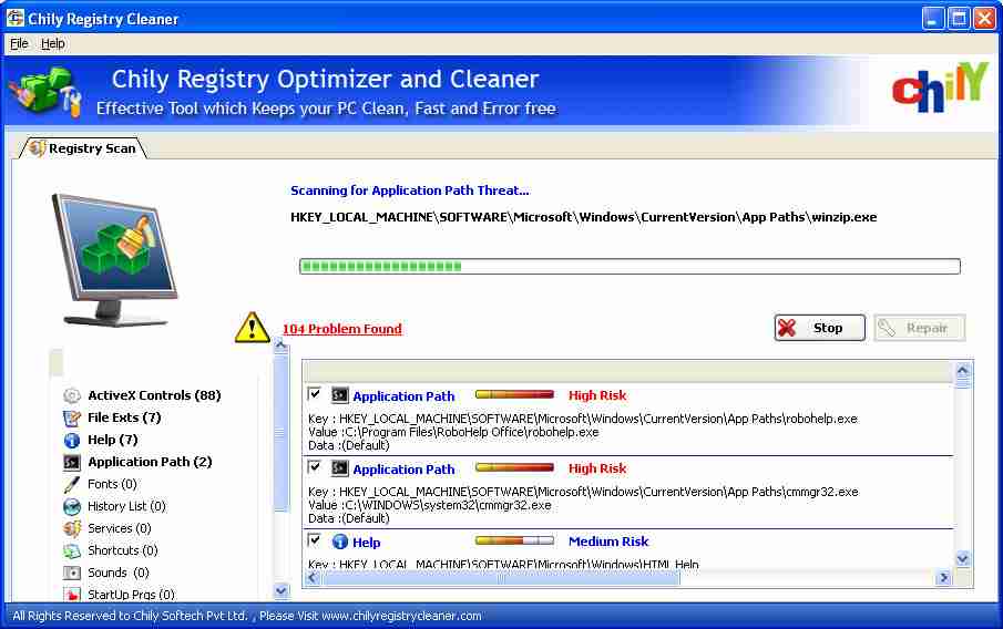 Registry Repair Software