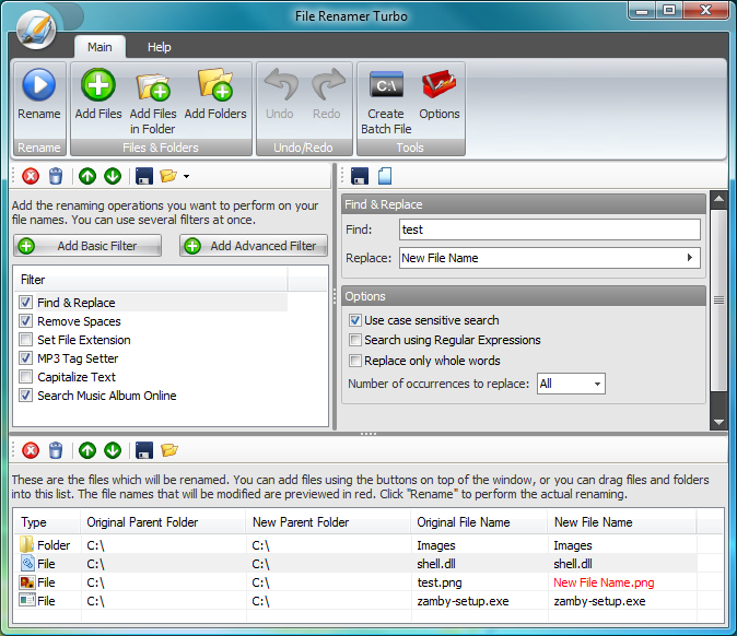 File Renamer Deluxe