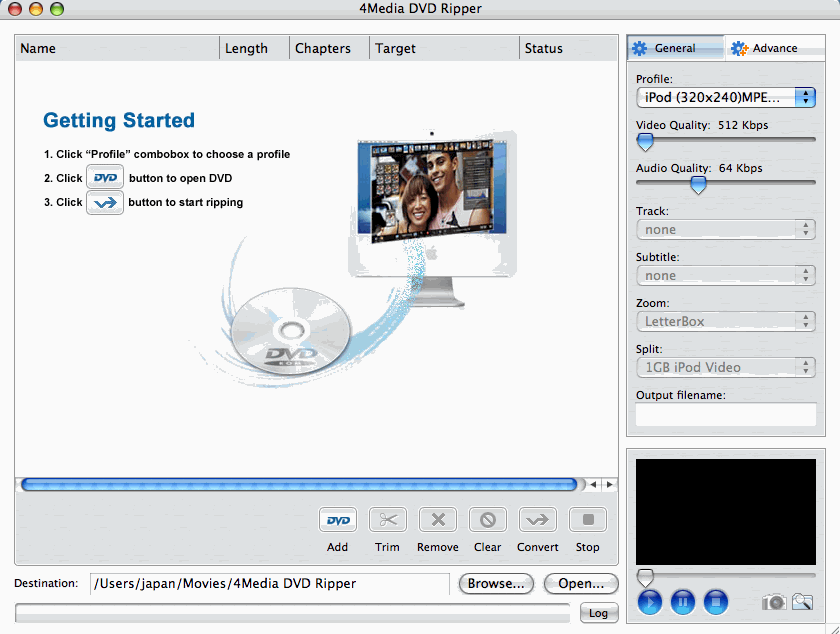 4Media DVD Ripper for Mac