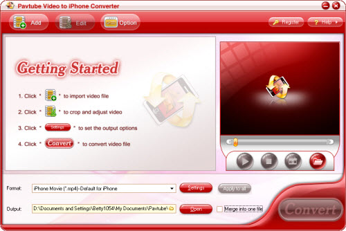 Pavtube Video to iPhone Converter