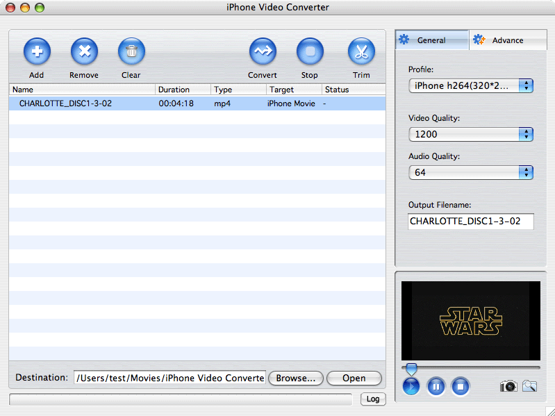 4Media iPhone Video Converter for Mac