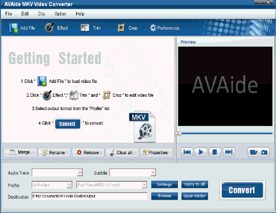 EZuse MKV Converter