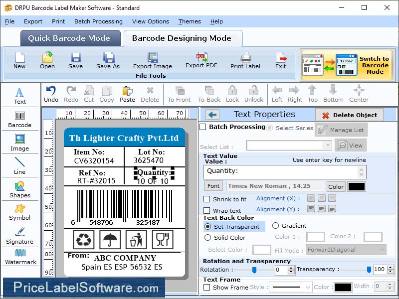 Readable barcode images designing software, customized barcode tags generator, design 2d barcode label, printable ribbons creator, wonderful barcode generator program, linear barcodes creator, stylish products tags creator