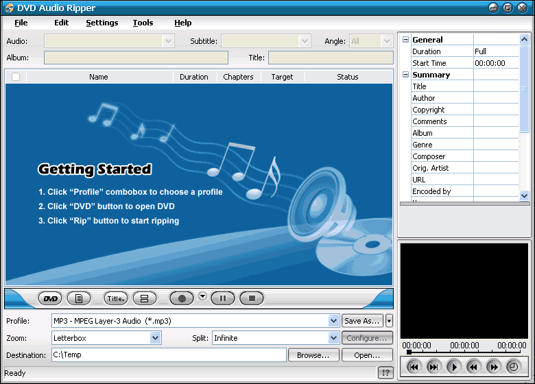 DVD Video to Audio Ripper