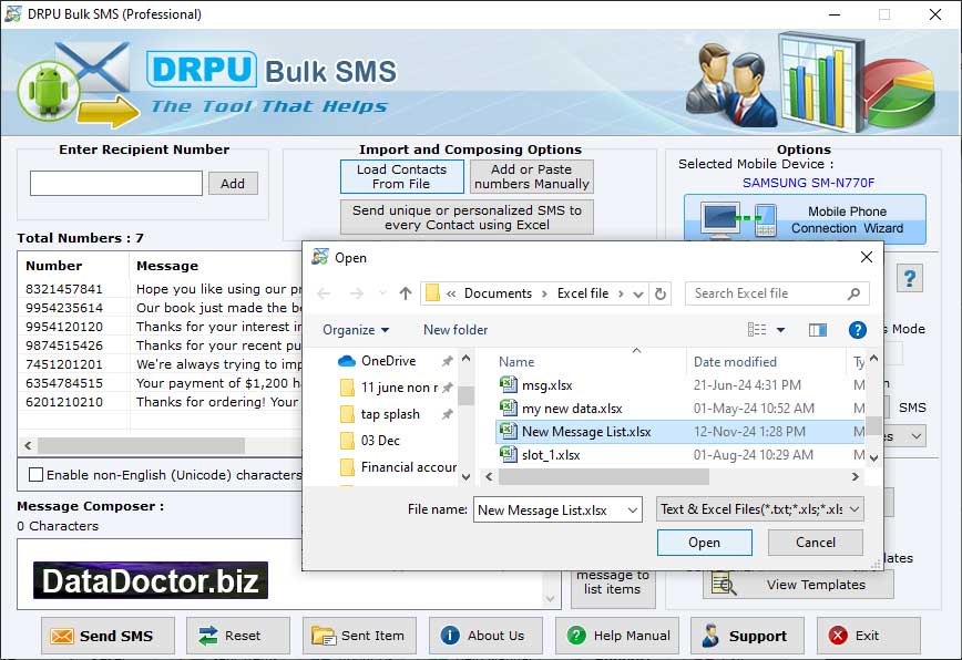 PC, bulk, SMS, sending, software, compose, messages, send, group, notification, ActiveSync, communication, business, marketing, server, web, services, unlimited, alerts, text, messaging, utility,  mobile, phone, international, phonebook, number