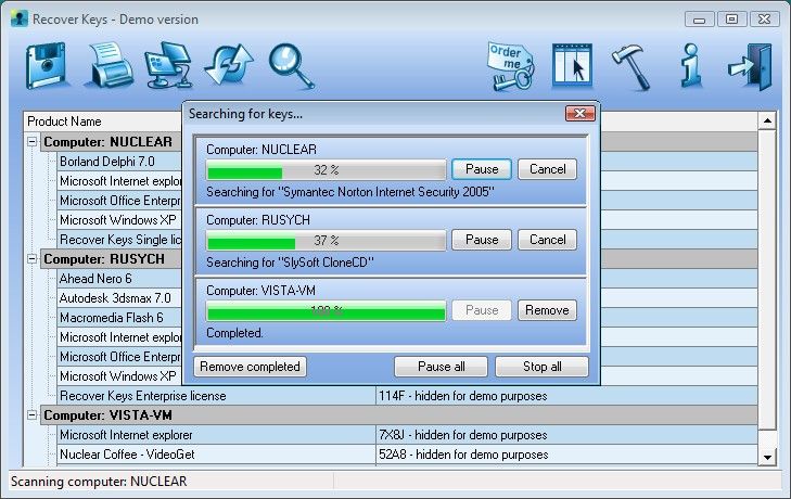 Recover Keys Enterprise