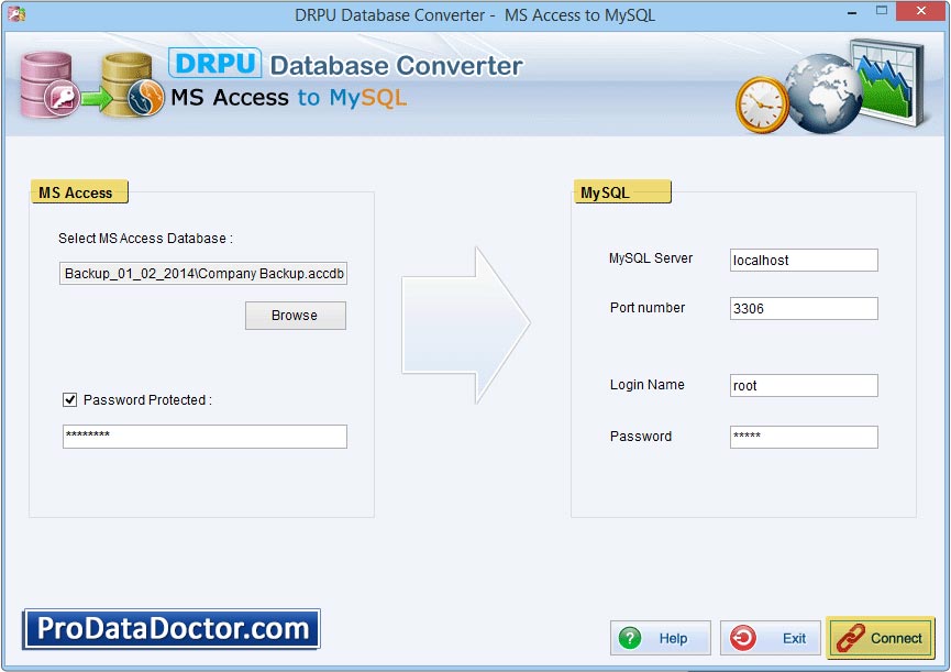 MSAccess to MySQL DB Conversion Utility