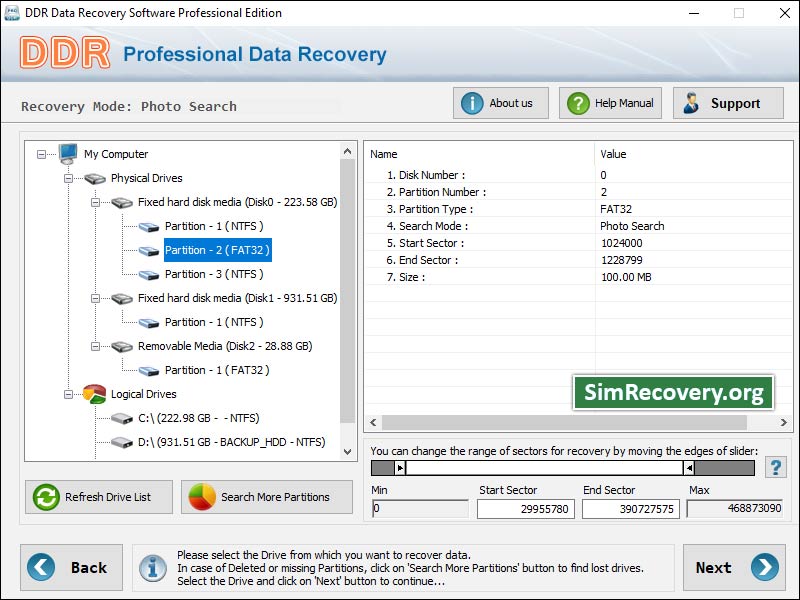 Windows, hard, drive, partition, retrieval, utility, restore, lost, deleted, file, salvage, corrupted, folder, recover, missing, directory, rescue, software, backup, damaged, SATA, SCSI, disk, recovery, FAT, NTFS, formatted, data, erased, restoration