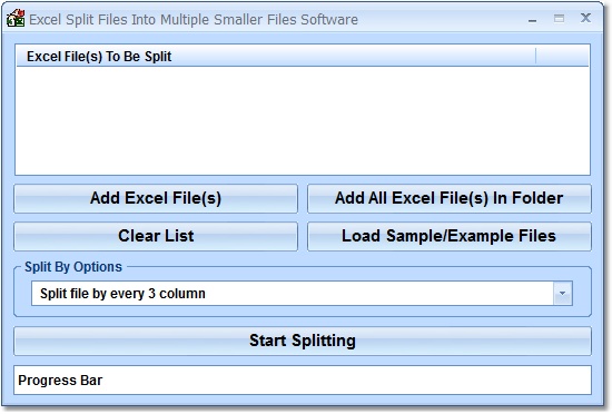 Excel Split Files Into Multiple Smaller Files Soft