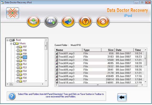 iPod Songs Recovery Utility